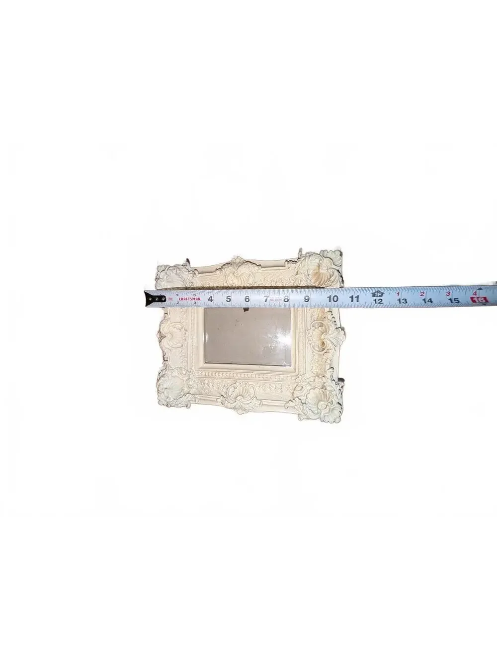 Vintage Ornate White Decorative Picture Frame
